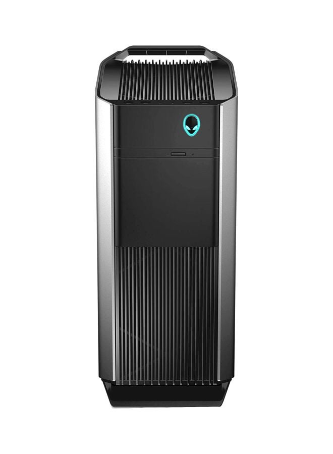 ديل كمبيوتر ألين وير أرورا R8 للألعاب مزود بمعالج كور i7/وذاكرة وصول عشوائية سعة 16 غيغابايت/ومحرك أقراص ثابت HDD سعة 2 تيرا بايت + محرك أقراص صلب SSD سعة 256 غيغابايت/وبطاقة رسومات إنفيديا جي فورس GTX 1080 سعة 8 غيغابايت أسود/رمادي - Image 1