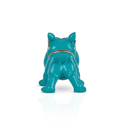 SkyKey Home Decor Bulldog Storage Butler Sculpture Showpiece for Living Room Tray and Bowl Decorative Statue for Gift, Home, Bedroom, Office Desk Storage for Keys, Jewellery, and Trinkets, Aquamarine - Image 5
