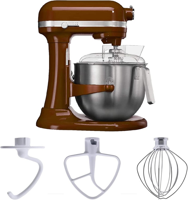 إلسون خطاف العجين K45DH ومضرب مسطح K45B ومخفقة سلكية K45WW - 3 قطع بديلة لخلاطات KitchenAid سعة 4.5 كوارت ذات الرأس المائل - Image 2