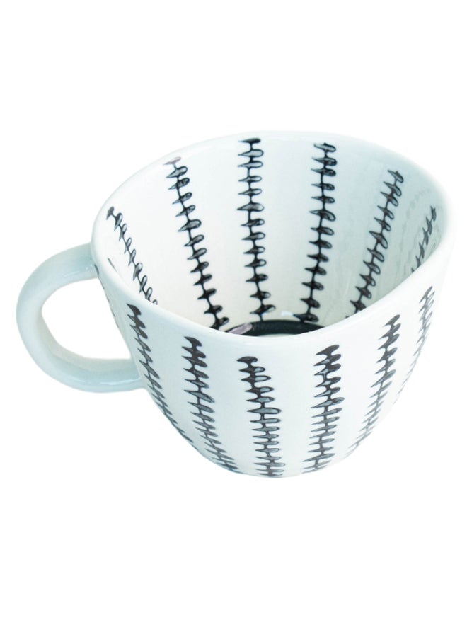 Lina Coffee Mug Black/White