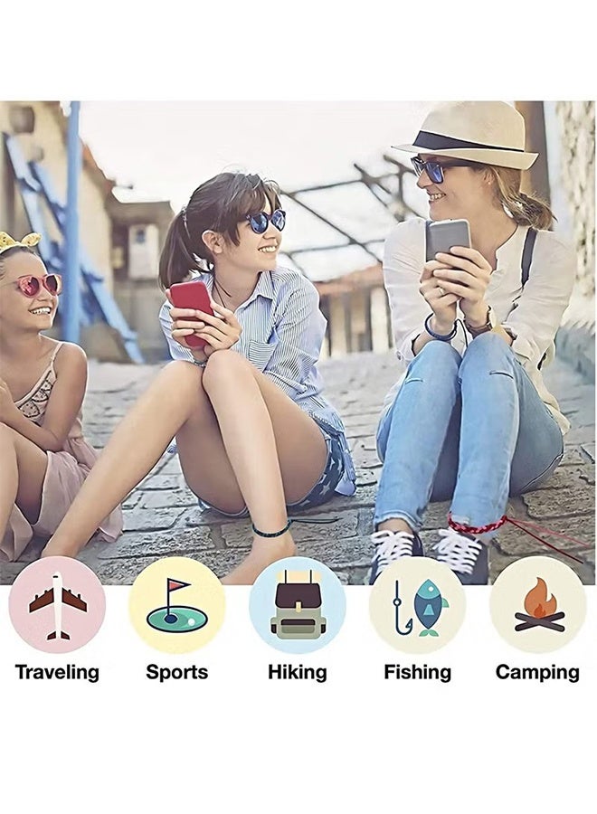 واي جيه سوار طارد للبعوض ، 1 حزام طارد للحشرات ، حزام البعوض قابل لإعادة الاستخدام قابل لإعادة الاستخدام ، مكونات طبيعية طاردة للبعوض على المدى الطويل ، لمدة تصل إلى 300 ساعة. أزرق - Image 4