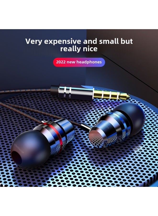 Generic - BNR Headphones For Apple Huawei Xiaomi OPPO In-Ear Type-c Android Game Phone Wired-Color:Q5 China Red_Ultimate Edition - Image 1