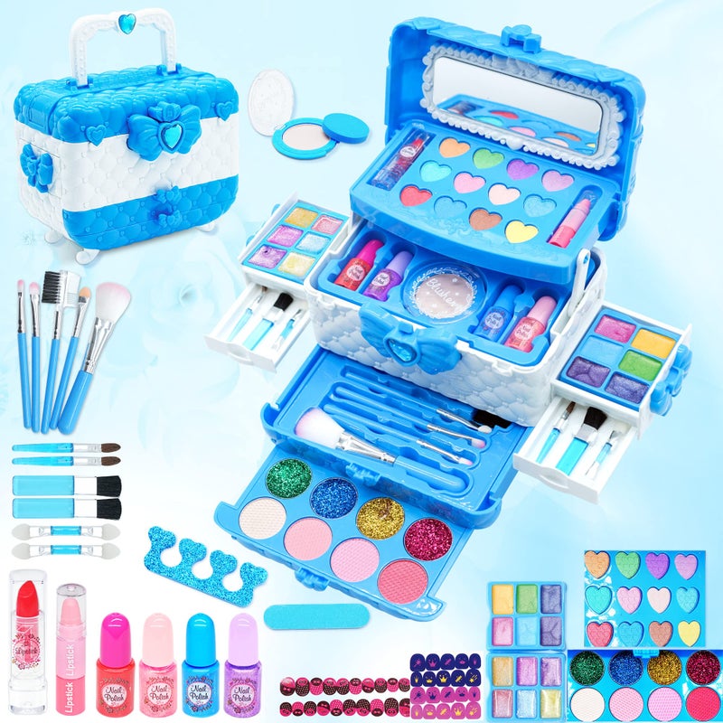 Mrabbitoo Kids Makeup Sets for Girls Makeup for Kids 812 Maquillaje para Nias Play Make Up Kit Non Toxic Best Toys for Little Girl Princess Toddler Kid Stuff Ages 345679 10 Year Old Girl Birthday Gifts - Image 2