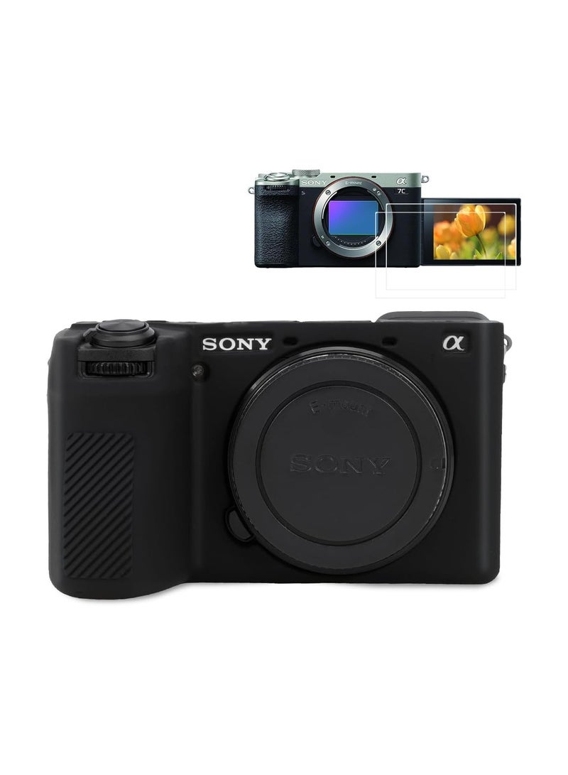 Case for Sony Alpha 6700 Camera, Soft Silicone Case Skin with A6700 Screen Protector Accessories for Sony Alpha 6700 Camera Silicone Case - Image 1