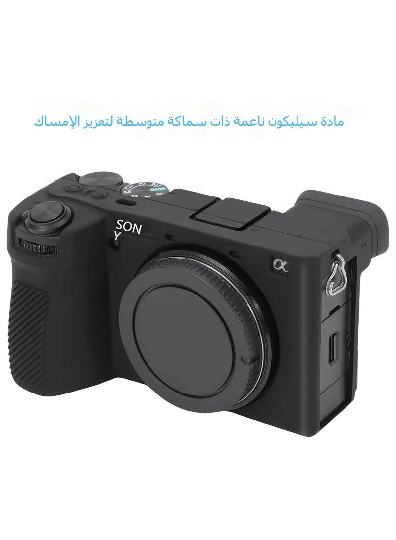 Case for Sony Alpha 6700 Camera, Soft Silicone Case Skin with A6700 Screen Protector Accessories for Sony Alpha 6700 Camera Silicone Case - Image 3
