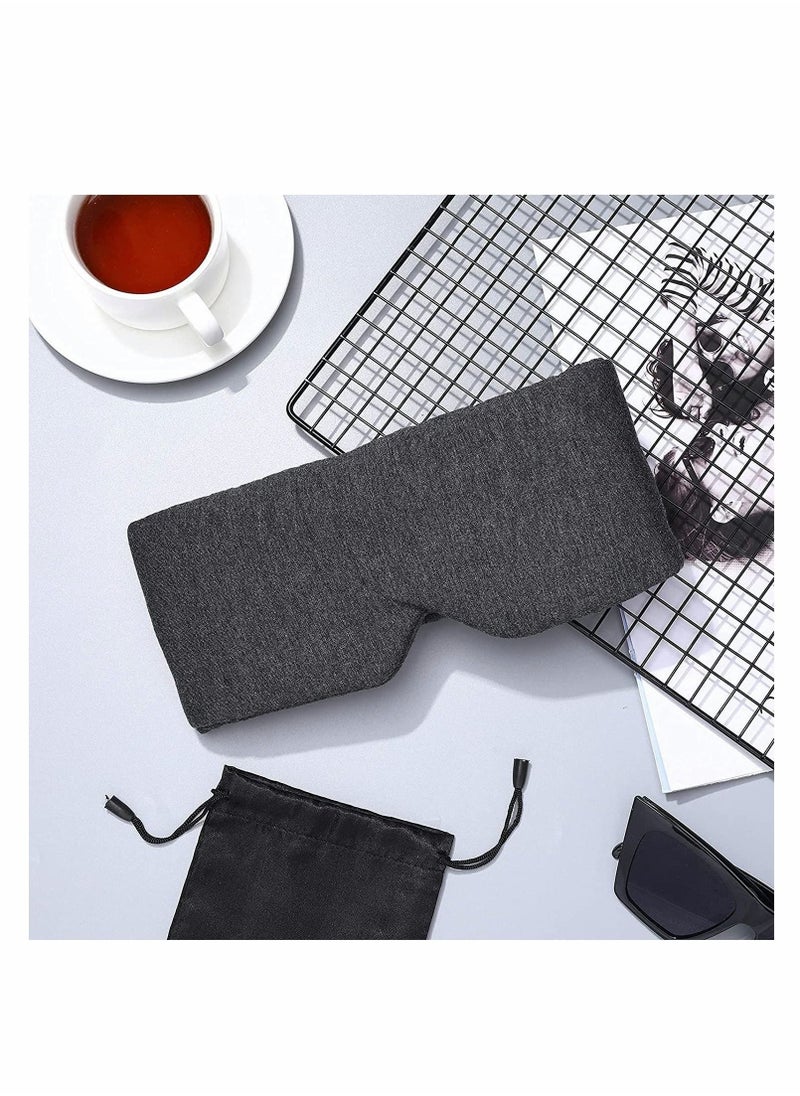 Generic - Eye Mask Full Cover, Light Sleep Eyes, Shading, Adjustable Blinds Goggles, Airplane Masks With Travel Bags, Full Goggles Are Suitable For Ladies Men’s Sleep - Image 1
