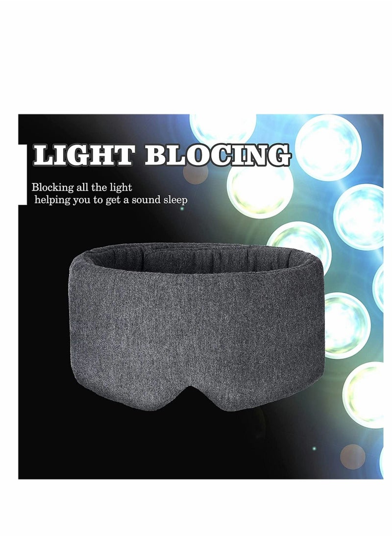 Generic - Eye Mask Full Cover, Light Sleep Eyes, Shading, Adjustable Blinds Goggles, Airplane Masks With Travel Bags, Full Goggles Are Suitable For Ladies Men’s Sleep - Image 1