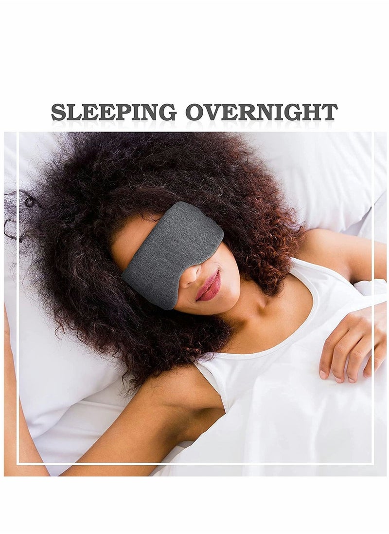 Generic - Eye Mask Full Cover, Light Sleep Eyes, Shading, Adjustable Blinds Goggles, Airplane Masks With Travel Bags, Full Goggles Are Suitable For Ladies Men’s Sleep - Image 1