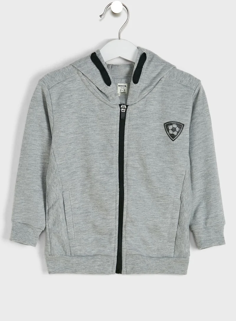 Basicxx Kids Knitted Essential Hood