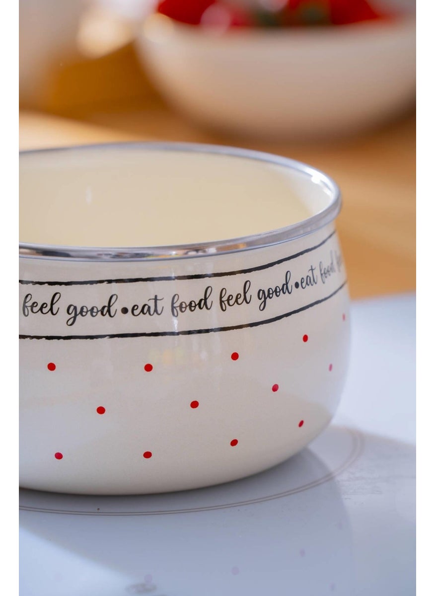 Acar Feel Good Enamel Milk/sauce bowl - 14 cm  - Image 4