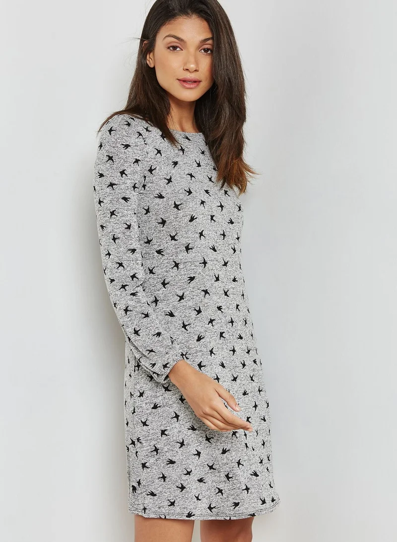Wallis Bird Print Swing Dress