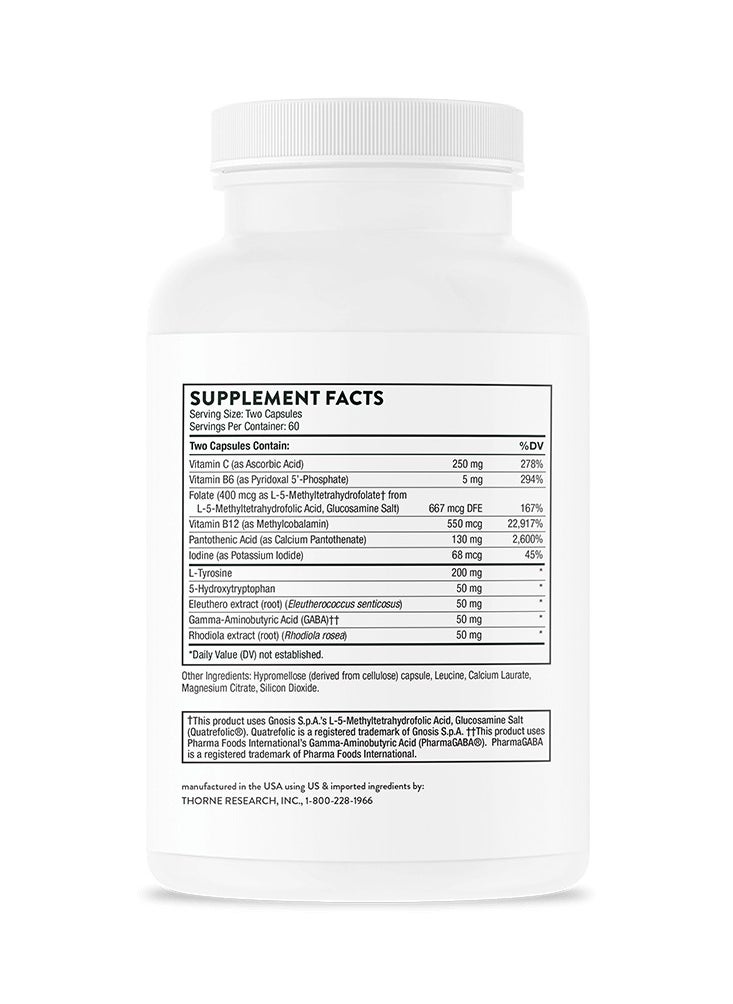 Thorne - Emotion Balance Support Dietary Supplement 120 Capsules - Image 1