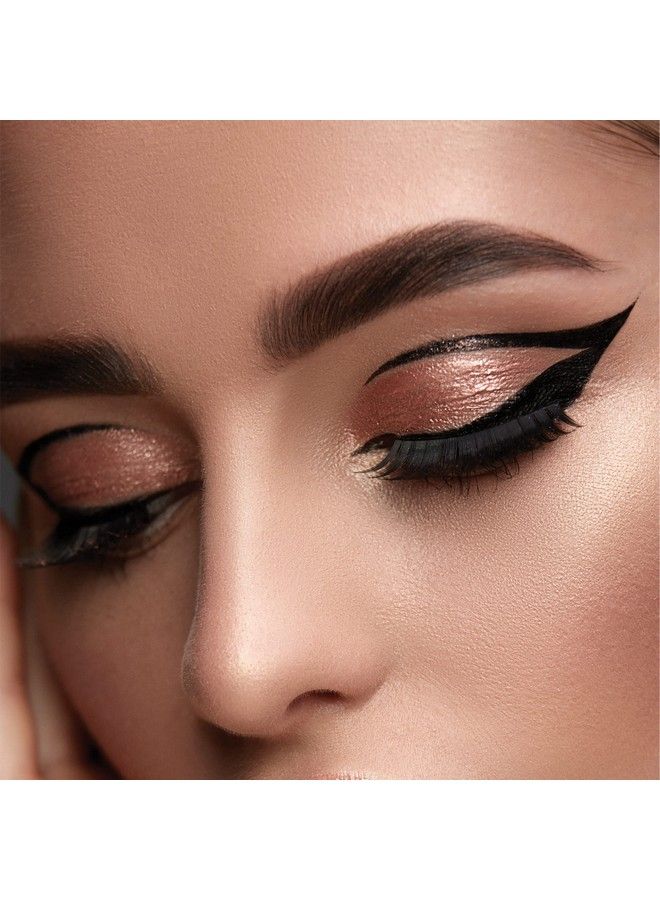 Lenphor Sketch It Eye Liner Waterproof Smudge Proof Matte Finish Eye Makeup Precision Tip For Professional Strokes Intense Look Smooth Application - Image 3