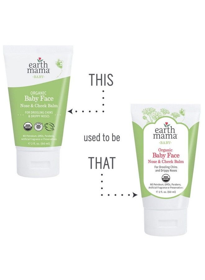 Earth Mama Organic Baby Face Nose & Cheek Balm For Dry Skin Natural Petroleum Jelly Alternative 2 Fluid Ounce (2 Pack)  - Image 4