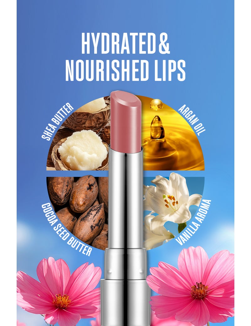 flormar Sheer Up Lipstick – 010 Thulian Pink – Semi-Transparent Moisturizing Lipstick, Glossy Color Finish, Oil-Enriched Smoothing Texture 010-THULIAN PINK - Image 5
