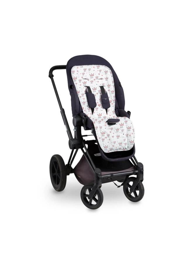 بطانة عربة الأطفال Princess Stroller Liner، لديك عربة أطفال رائعة وتريد الحفاظ عليها نظيفة. بمجرد إضافة بطانة، يمكنك الحفاظ على عربة الأطفال الخاصة بك في حالة رائعة. ولا يضر أن هذه العربة أنيقة بشكل لا يصدق