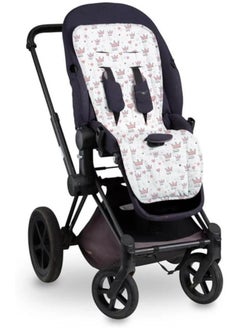 Mamas Gift Crown Print Stroller Liner, White/Pink 
