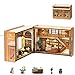 Flever Dollhouse Miniature DIY House Kit Creative Room with Furniture for Romantic Valentines Gift Bagel Time - Image 2