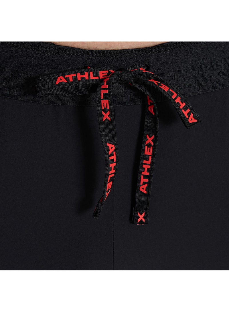 Athlex Men's Running Trousers Protect Black – ATDRY Moisture-Wicking Fabric, Reflective Safety, Ergonomic Fit, Thermoregulation, Practical Design - Image 5