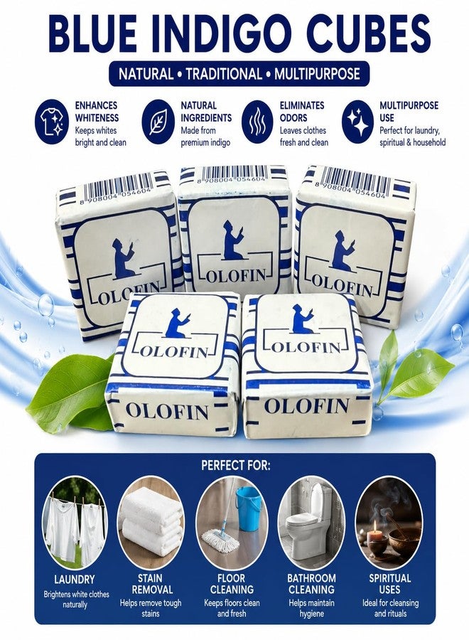Blue Indigo Cubes – Añil Azul Laundry Whitener (5 PCS) - Image 4