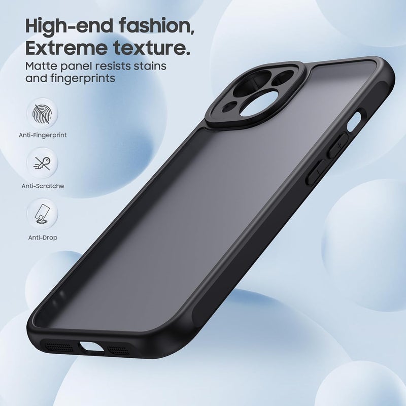Demark Matte Case for iPhone 14,Frosted Translucent Back Phone Cover,Shockproof Drop Protection Cover for iPhone 14 Case (iphone 14) - Image 3