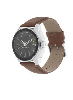 fastrack Fastrack Quartz Analog Black Dial Leather Strap Watch for Guys  - Image 2
