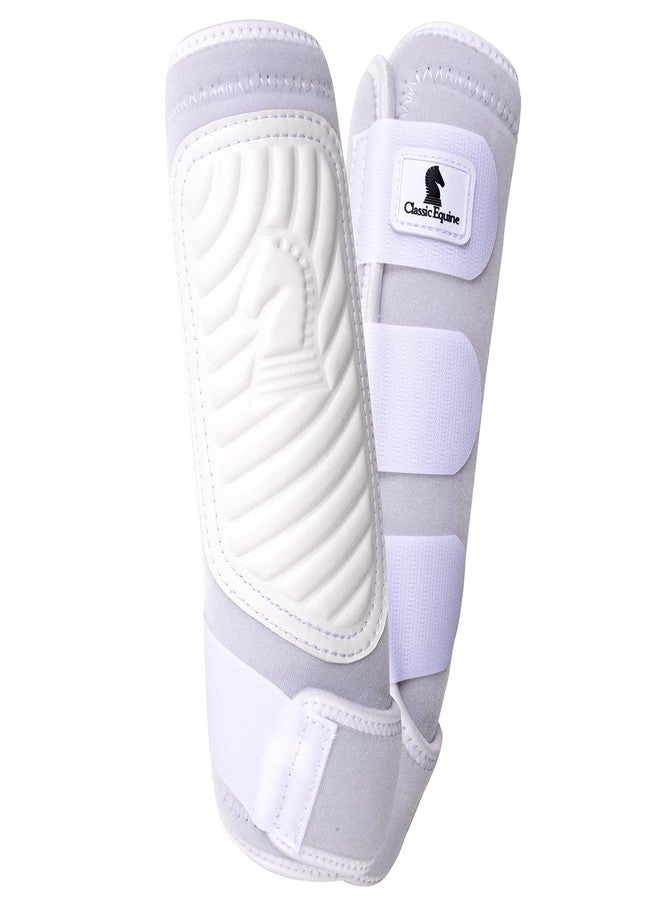 Classic Equine Classic Fit Boot Hind, Color: White, Size: M (CF200WHM) - Image 1