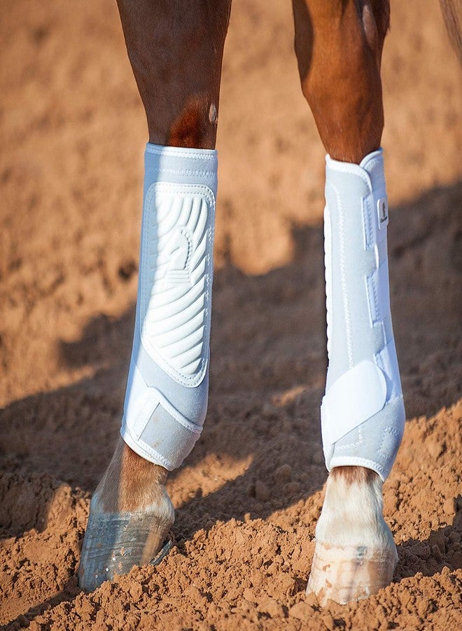Classic Equine Classic Fit Boot Hind, Color: White, Size: M (CF200WHM) - Image 4