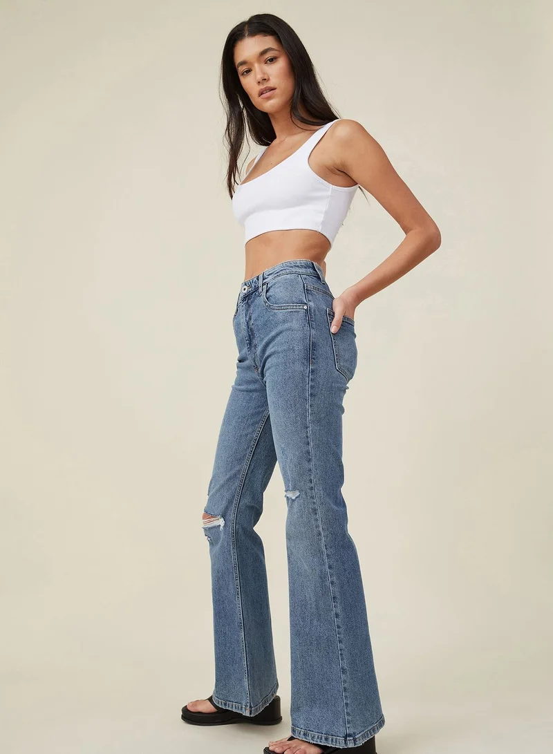Cotton On High Waist Flared Jeans