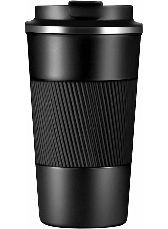 Zaboon Coffee Travel Mug12Oz Double Walled Insulated Vacuum Coffee Tumbler With Leakproof Flip Insulated Coffee Mug For Hot And Cold Water Coffee And Tea In Travel Car Camping 510Ml - Image 1