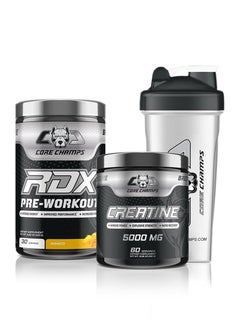 CORE CHAMPS Core Champs Bundle - RDX Pre-Workout Mango 30sv + Creatine 300g + Shaker 