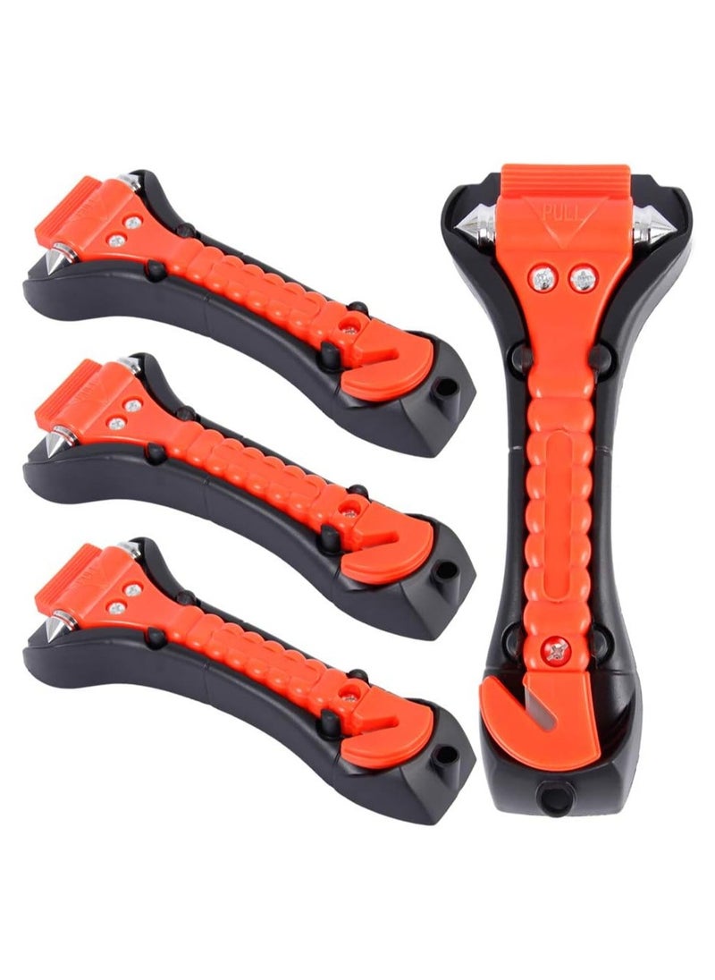 RATSAW 4PCS Car Safety Hammer  Emergency Escape Tool with Car Window Breaker and Seat Belt Cutter Rescue Survival Auto Safety Hammer Kit  - Image 1