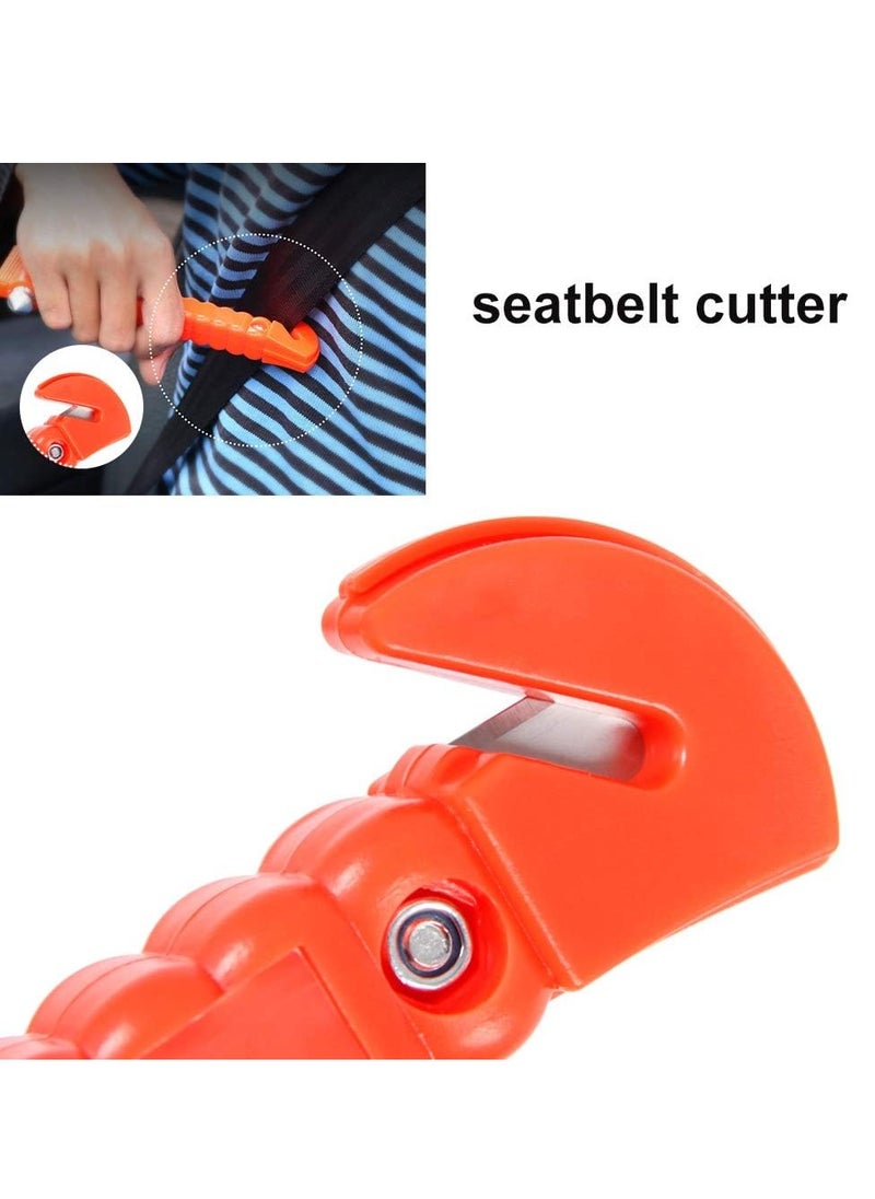RATSAW 4PCS Car Safety Hammer  Emergency Escape Tool with Car Window Breaker and Seat Belt Cutter Rescue Survival Auto Safety Hammer Kit  - Image 4
