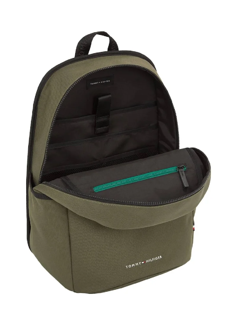 TOMMY HILFIGER Men's TH Element Backpack - Polyester, Green
