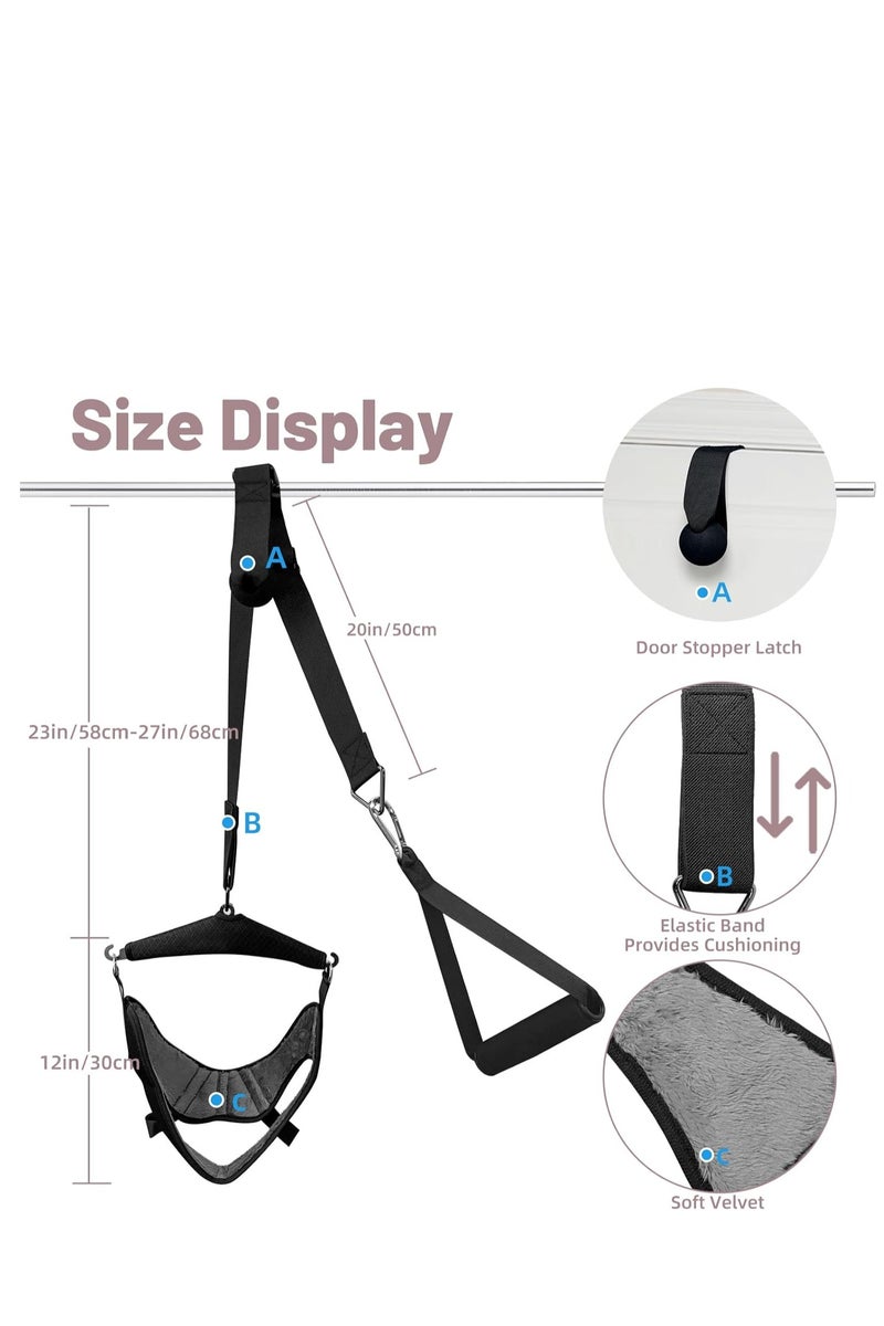 Arabest Neck Stretcher Cervical Traction Device for Neck Pain Relief Portable Cervical Traction Over Door for Neck Decompression Neck Hammock for Home - Image 2