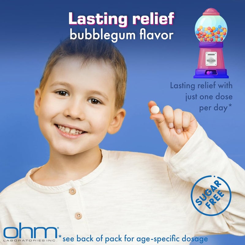 Ohm Childrens Loratadine Chewable Tablets 2 Flavors Treats Indoor  Outdoor Allergies - Image 3