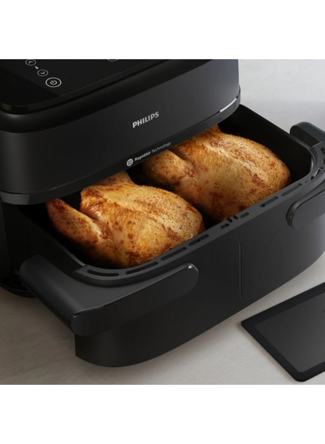 Philips Air Fryer, 7.1L, 7.1 L 680 W NA150/00 Black - Image 3