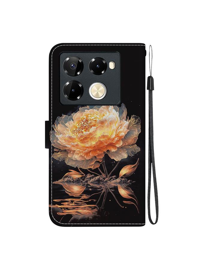 Zaboon Case For Infinix Note 40 Pro 5G / 40 Pro 4G Crystal Texture Colored Drawing Leather Phone Case - Image 4