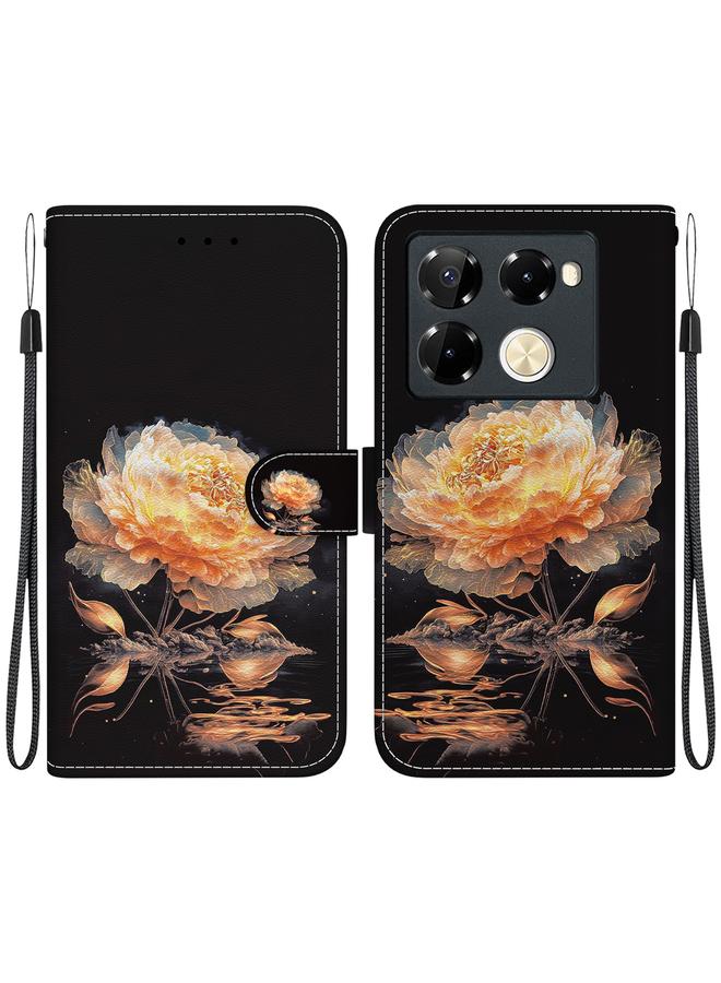 Zaboon Case For Infinix Note 40 Pro 5G / 40 Pro 4G Crystal Texture Colored Drawing Leather Phone Case - Image 1