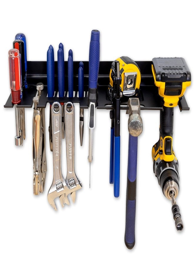 StoreYourBoard Garage Hand Tool Organizer, Drill, Screw Driver and Wrench Sets, Hammer, Pliers, Wall Mount Storage Tool Tray, Heavy Duty Steel - Image 3