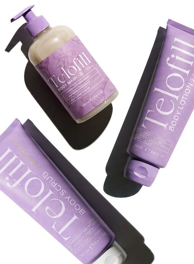 Telofill Milk & Honey Body Set - Image 1