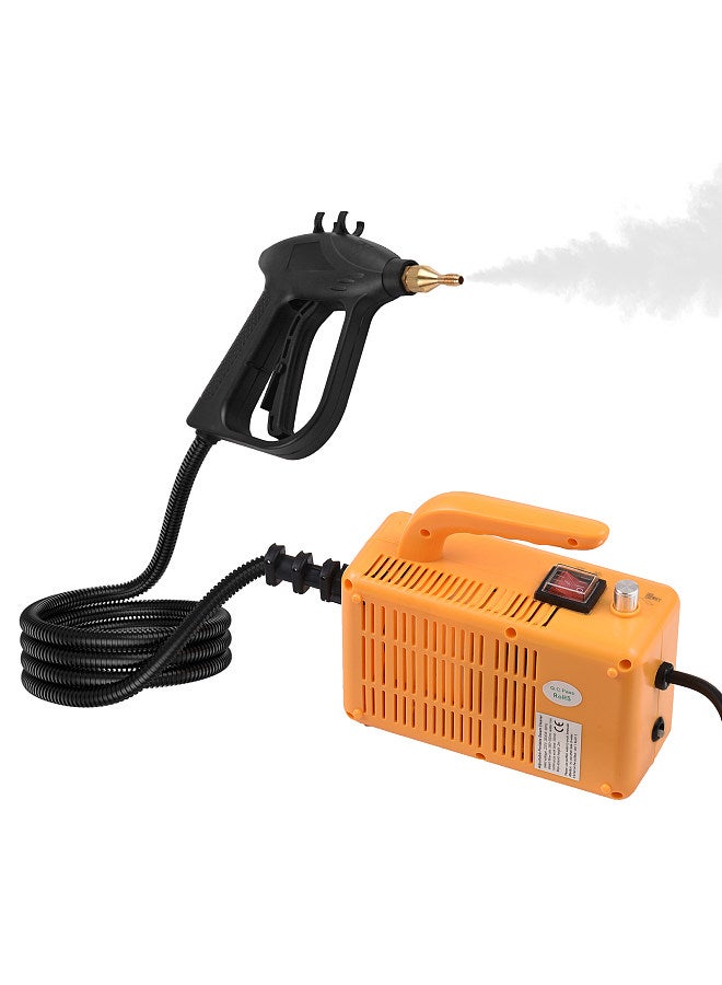 2600W Portable Steam Cleaner High Temperature Pressurized Handheld Self-control Steam Cleaning Machine With Extension Tube Brush Heads for Kitchen Bathroom Car