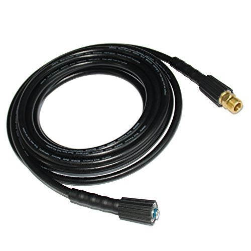 XZT 50FT 1/4-inch anti-kink High Pressure Washer Hose with Adapter,3000PSI Extension Hose for most brand pressure washer - Image 1