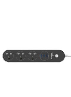 تراندز سلك طاقة تمديد تراندز مع 3 منافذ شحن USB  - Image 1
