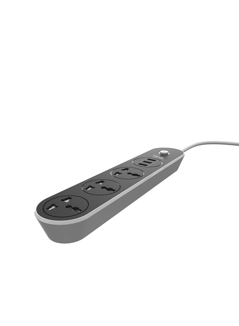 تراندز سلك طاقة تمديد تراندز مع 3 منافذ شحن USB - Image 3