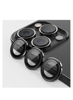 DIGI CORE iPhone 15 Pro Camera Lens Protector Compatible With Apple iPhone Keep Original Camera HD Glass iPhone 15 Pro Max Camera Lens Protector (Black Titanium,15 Pro-15 Pro Max)  - Image 2