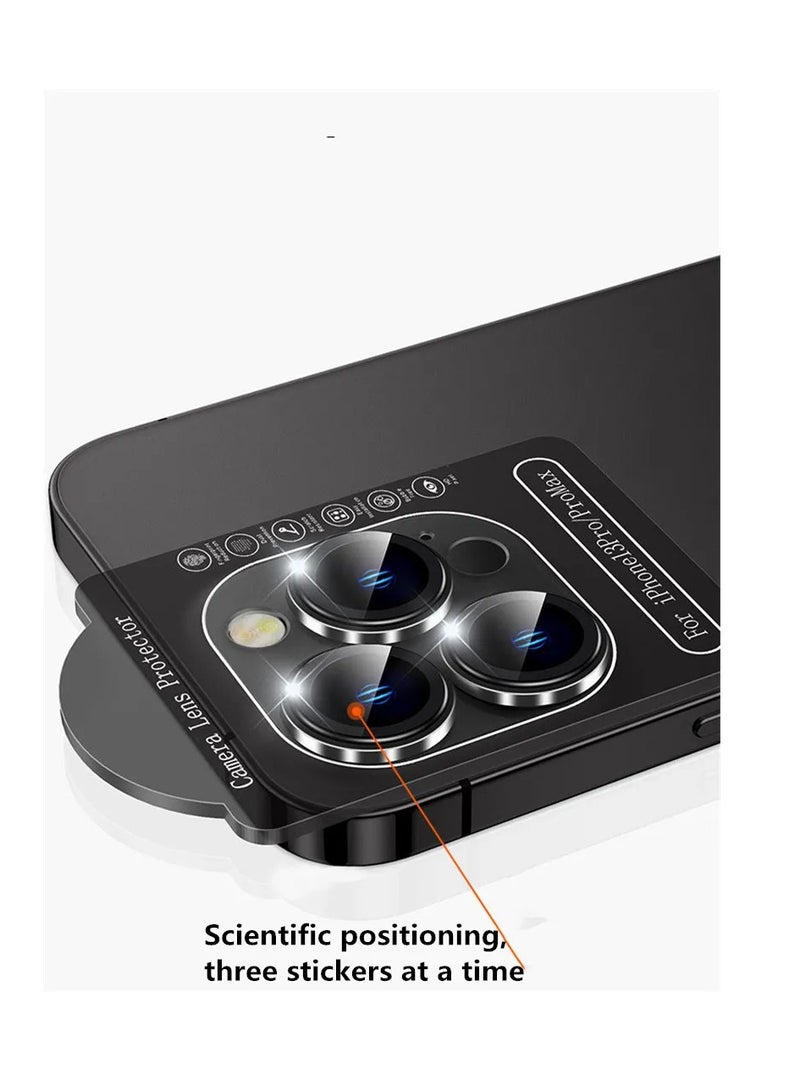 DIGI CORE iPhone 15 Pro Camera Lens Protector Compatible With Apple iPhone Keep Original Camera HD Glass iPhone 15 Pro Max Camera Lens Protector (Black Titanium,15 Pro-15 Pro Max) - Image 3