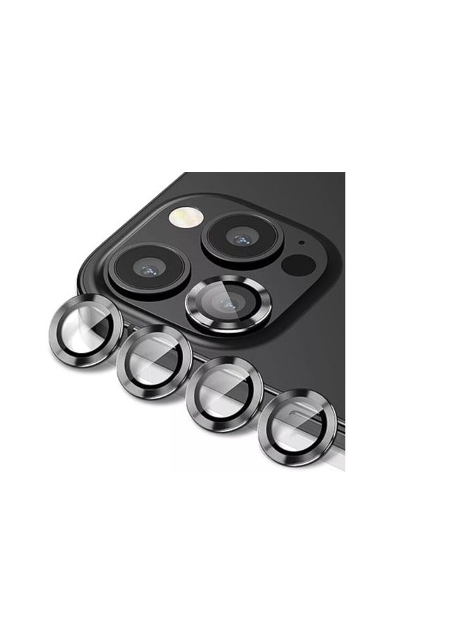 DIGI CORE iPhone 15 Pro Camera Lens Protector Compatible With Apple iPhone Keep Original Camera HD Glass iPhone 15 Pro Max Camera Lens Protector (Black Titanium,15 Pro-15 Pro Max) - Image 4