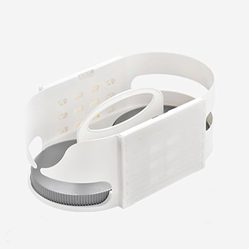 White And Blue 360 Degree Rotating Kitchen Jar Holder ABS Container - Image 5