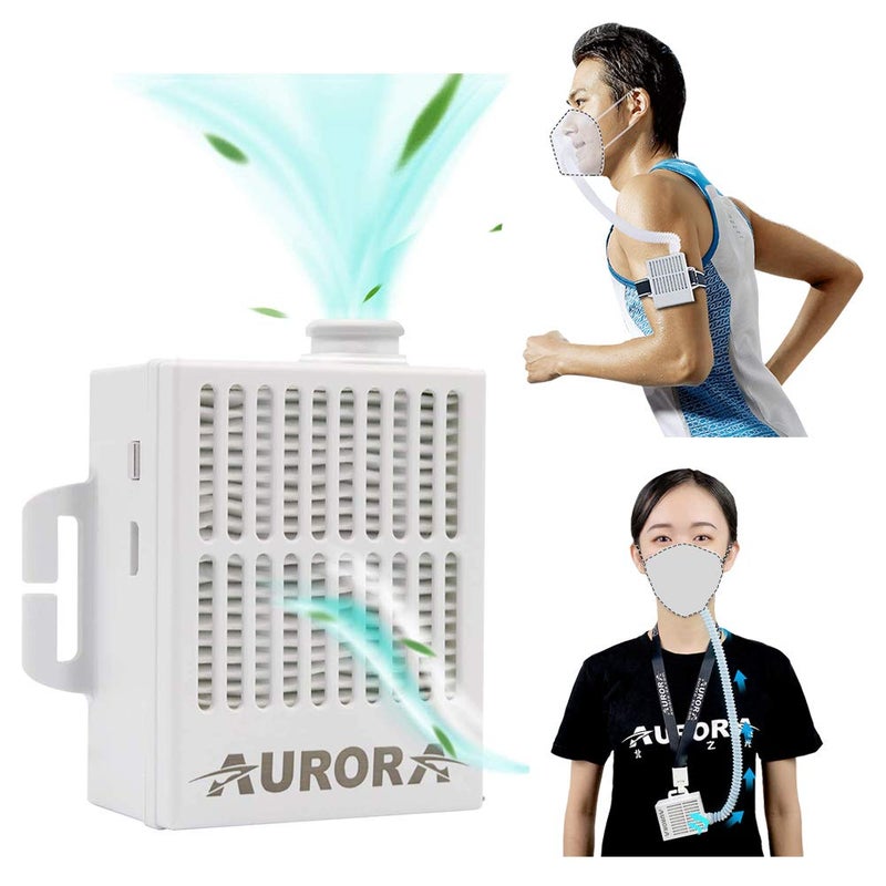 4WDKING Rechargeable Electrical Air Purifying Reusable Portable Air Purifier with HEPA Filter for Sleeping Outdoor Sports Housework